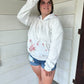 Winnie Sweatshirt with Rose Quilted Detail