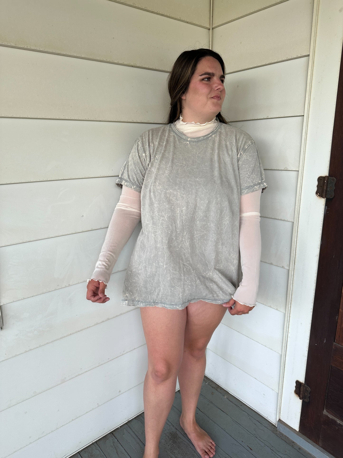 Sara - Oversized Tunic Top