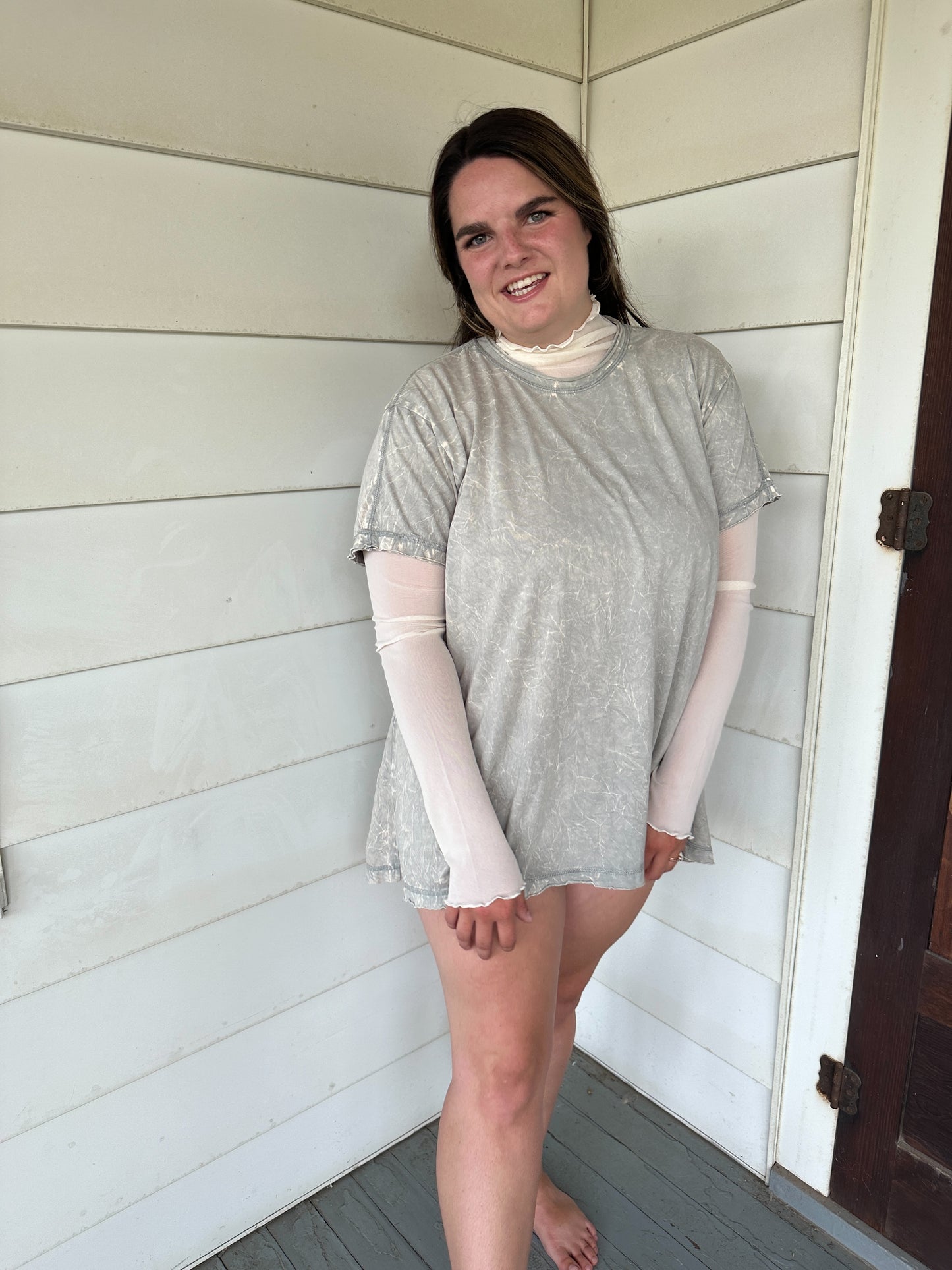 Sara - Oversized Tunic Top