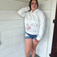 Winnie Sweatshirt with Rose Quilted Detail