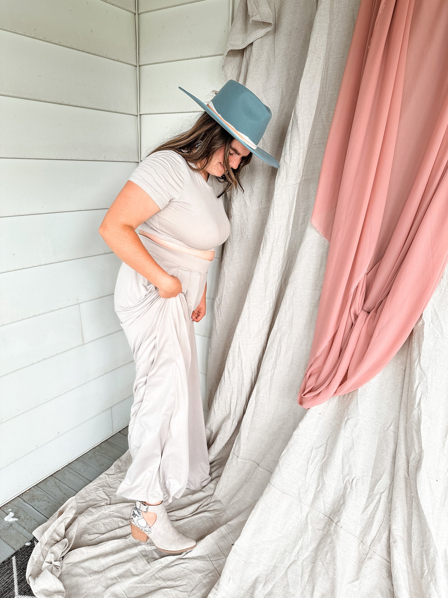 Grey Two-Piece Set