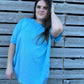 Ryan Oversized Boyfriend Tee - Sky