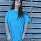 Ryan Oversized Boyfriend Tee - Sky