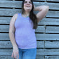 Max Ribbed Scoop Neck Tank - Lavender