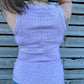 Max Ribbed Scoop Neck Tank - Lavender