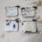 Cowhide coin pouch