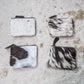 Cowhide coin pouch