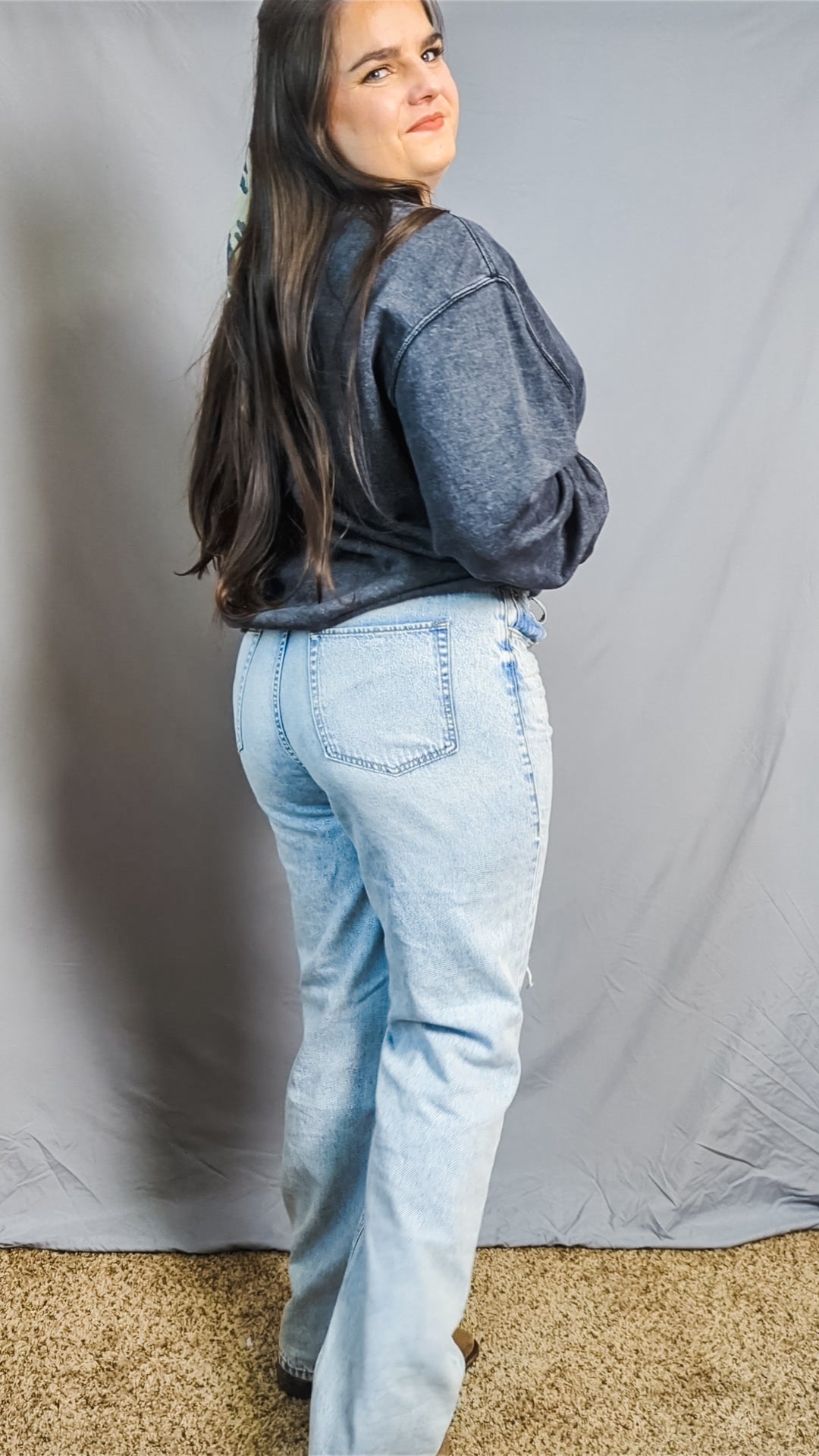 Ultra High Rise Straight Jean