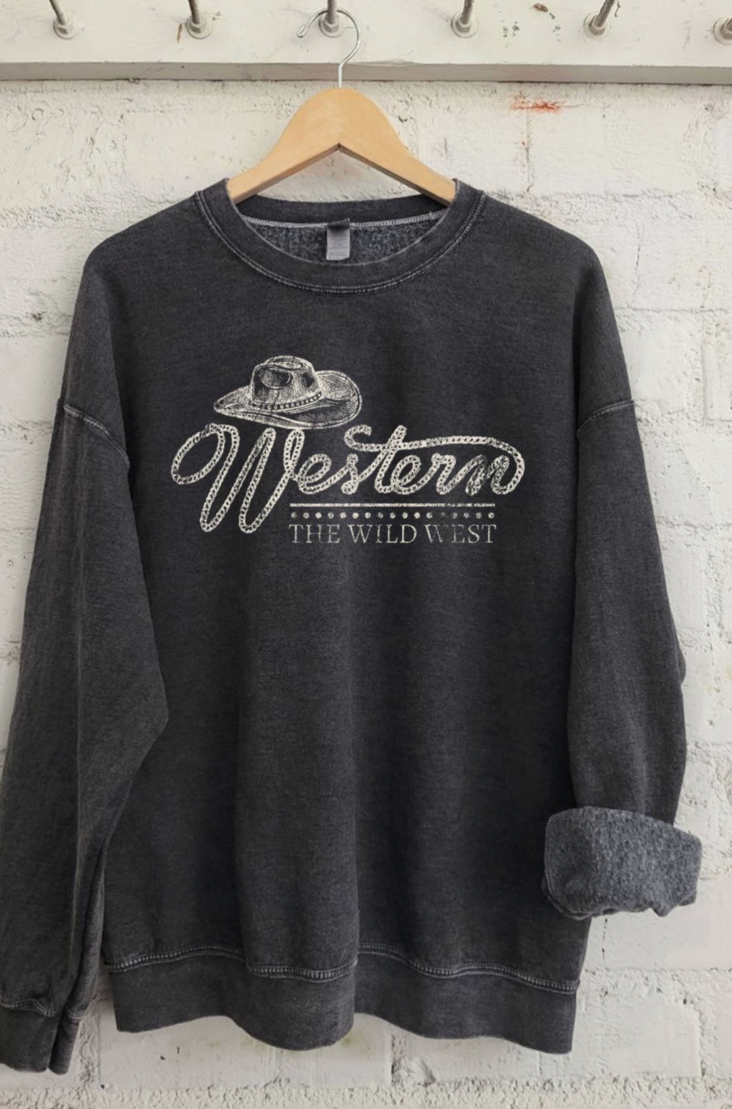 Western Wild West Crew Neck