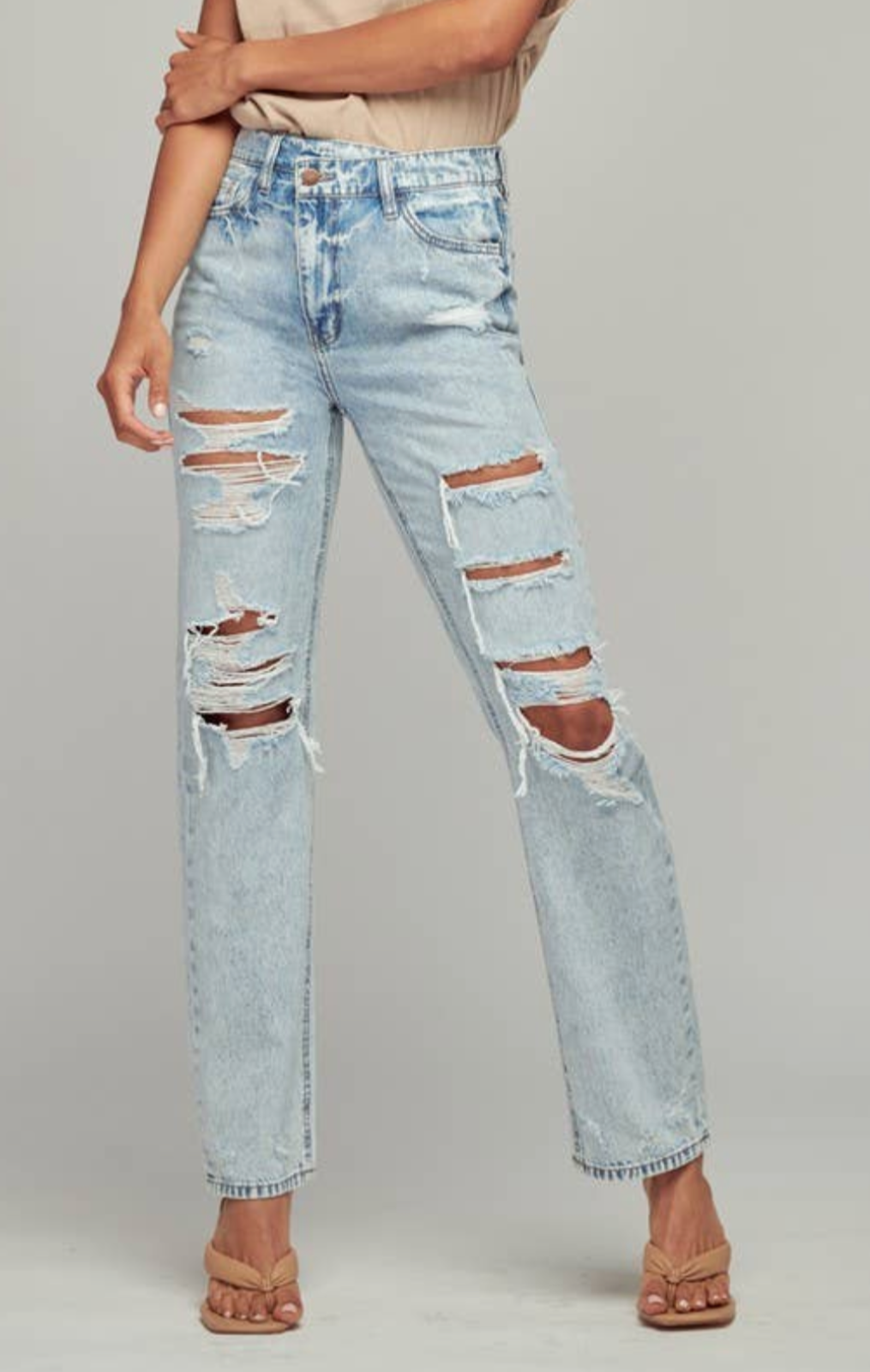 Ultra High Rise Straight Jean