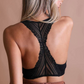 Seamless Front, Lace Racerback Bralette